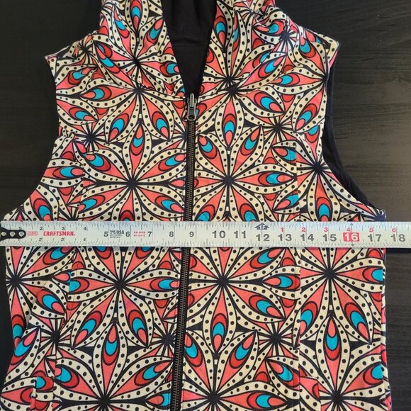 Satva Sarana Reversible Hooded Jacket Vest Zipper Athletic Wear NEW Women XS $59 - Picture 4 of 7